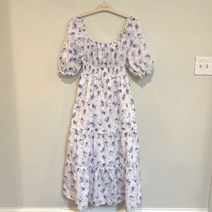 NWT LoveShackFancy x Target bohemian floral maxi dress size S